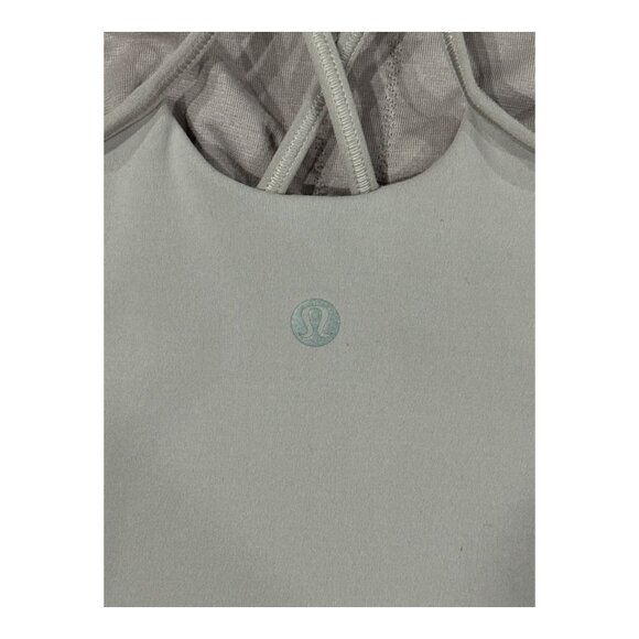 Lululemon Size 2 Beige Strappy Tank Top With Built-In Bra - Picture 4 of 7